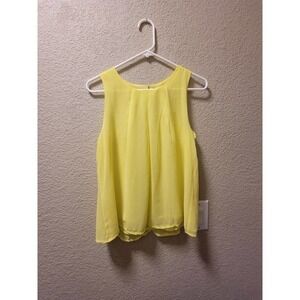 Sweet Wanderer Blouse In Neon Yellow Size Small